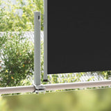 Patio Retractable Side Awning 100 x 300 cm Black 45184