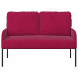 Sofas with Cushion 110cm Wine Red Plywood 42023459
