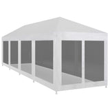Party Tent with 10 Mesh Sidewalls 12x3 m 45112