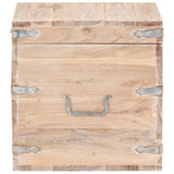 289640 Chest 40x40x40 cm Solid Acacia Wood