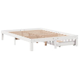 Bed Frame with Drawers without Mattress White 140x200 cm 3301949