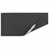 Cushion with Pillow HEERLEN 6 pcs Dark Grey Fabric 924934