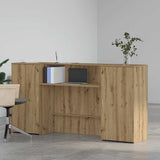 Reception Desk Artisan Oak 200x50x103,5 cm Engineered Wood 3324222