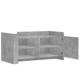Coffee Table Concrete Grey 100x50x50 cm Engineered Wood 848363