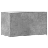 803060 Storage Chest Concrete Grey 84x42x46 cm Engineered Wood