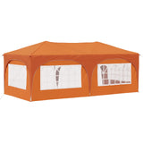 Pop-up Party Tent 575 x 288 x 245 cm Orange Oxford Fabric 42019899