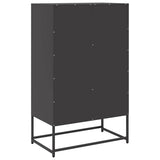 Highboard Black 68x39x111.5 cm Steel 853362