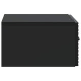 Wall-Mounted Bedside Cabinet 2 pcs Black 49 x 34.5 x 20 cm 898618