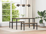 Bench Artisian Oak 80 x 35 x 45 cm Engineered Wood 892595