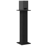 Speaker Stands 2 pcs Black Oak 30 x 30 x 95 cm Engineered Wood 868057
