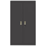 Storage Cabinet Black 80 x 40 x140 cm Steel 3406178