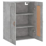 Wall Mounted Cabinet Concrete Grey 69.5x34x90 cm Engineered Wood 830360