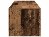 TV Cabinet with LED Old Wood 165 x 34 x 40 cm Engineered Wood 8006550