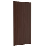 Roof Panel 36 pcs Brown 100 x 45 cm Galvanised steel 42047128