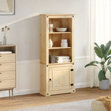 Highboard Corona 74x38x170 cm Solid Wood Pine 4002782