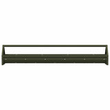 Chicken Feeding Trough Olive Green 108 x 20.5 x 20 cm 874613