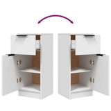 Sideboard White 30x30x70 cm Engineered Wood 811115