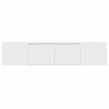 TV Wall Cabinet with LED White 180x31x39.5 cm 3307954