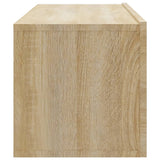 Wall TV Cabinets 2 pcs Sonoma Oak 100x30x30 cm Engineered Wood 804547