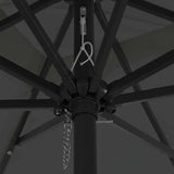 Garden Parasol Anthracite 295 x 295 x 245 cm 42003662