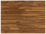 70 x 70 x 75 cm Solid Acacia Wood Natural and Black Square 937588
