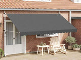 143691 Manual Retractable Awning 350 cm Anthracite
