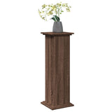 Display Stand with Storage Brown Oak 31x30x90 cm Engineered Wood 854613