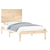 Bed Frame without Mattress 75x190 cm Small Single Solid Wood 3104763