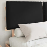 Bed Frame with Upholstered Headboard Black 160 x 200 cm 877266