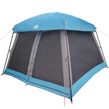 Family Tent Cabin 6-Person Blue Waterproof 4009567