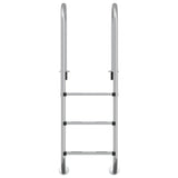 Pool Ladder 54x38x158 cm 304 Stainless Steel 93452