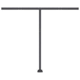 ZNTS Freestanding Manual Retractable Awning 350x250 cm Blue/White 3069716