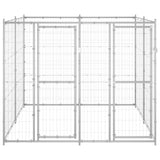 Outdoor Dog Kennel Galvanised Steel 4.84 m 3082282