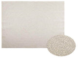 Rug ZIZUR Cream 200x200 cm Jute Look Indoor and Outdoor 4010380