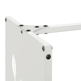 Firewood Rack White 40x30x80 cm Cold-rolled steel 864220