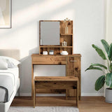 Dressing Table Set Old Wood Engineered Wood 3329191