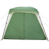 Camping Tent with Porch Dome 5-Person Green Waterproof 4009581