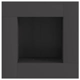 Fire Pit Black 80 x 80 x 40 cm Steel 858956