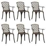 Garden Chair Bronze Cast Aluminium Medium Durable Garden Chair 3216319