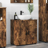 Bathroom Cabinet with Storage Smoked Oak 61 x 35 x 64 cm 883289