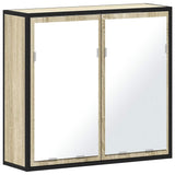 Bathroom Mirror Cabinet Sonoma Oak 65x20x60 cm Engineered Wood 849255