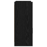 Sideboard Black Oak 98.5 x 33 x 80 cm Engineered Wood 8011140