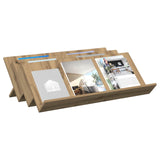 Magazine Rack Artisan Oak 90 x 53 x 28.5 cm Engineered Wood 890895