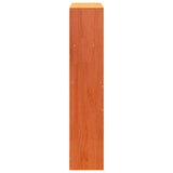 Headboard with Storage Wax Brown 100 cm Solid Wood Pine 855671