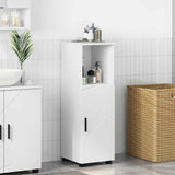 Bathroom Cabinet White 30 x 35 x 95 cm Engineered wood & Metal 883314