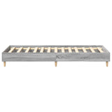 Bed Frame Grey Sonoma 203 x 93 x 25 cm Engineered Wood 861053