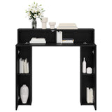 Fireplace Surround Black Oak 102 x 18 x 100.5 cm 8006599
