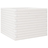 Garden Planter White 60x60x45.5 cm Solid Wood Pine 847249