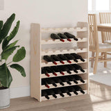 Wine Rack 67.5x25x87 cm Solid Wood Pine 4007559
