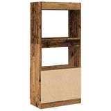 Highboard Old Wood 63x33x140 cm Engineered Wood 855113